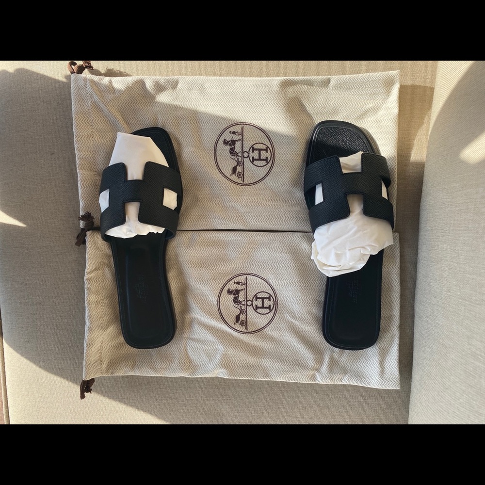 ❌SOLD❌Hermes Epsom Leather oran Sandals